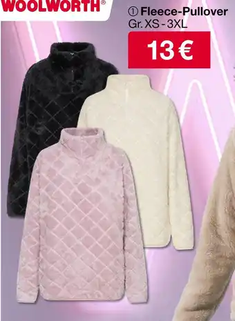 Woolworth Fleece-pullover Angebot