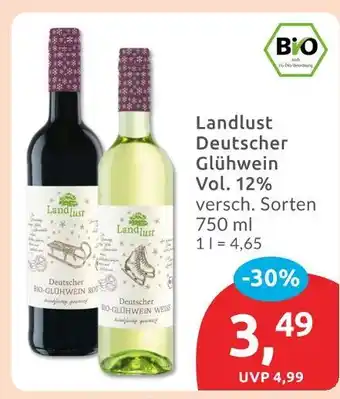 Budni Landlust deutscher bio-glühwein rot Angebot
