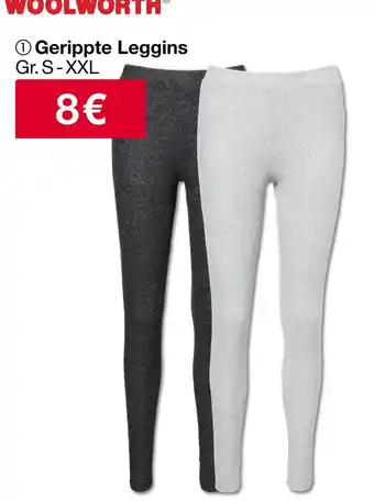Woolworth Woolworth gerippte leggins Angebot