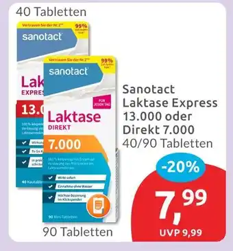 Budni Sanotact laktase express 13.000 Angebot