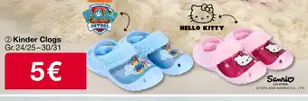 Kinder clogs