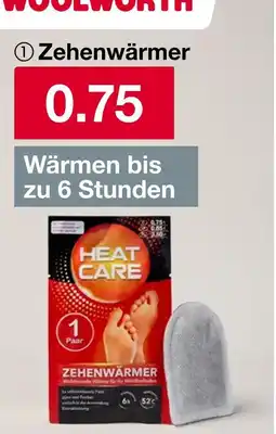 Woolworth Heat care zehenwärmer Angebot