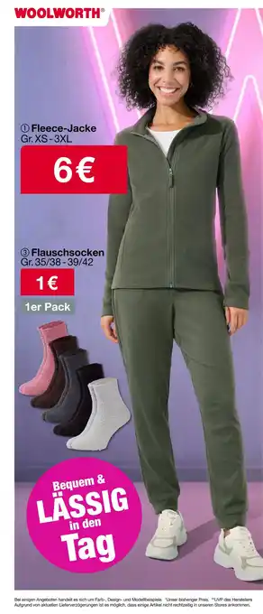 Woolworth Fleece-jacke Angebot