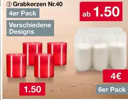 Woolworth Grabkerzen nr.40 Angebot