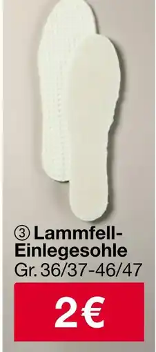 Woolworth Lammfell-einlegesohle Angebot