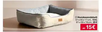 Woolworth Woolworth hundewendebett 51 x 45 x 17 cm Angebot