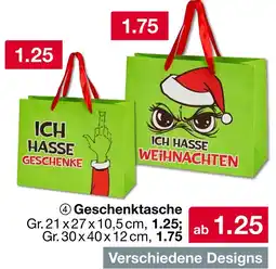 Woolworth Geschenktasche Angebot