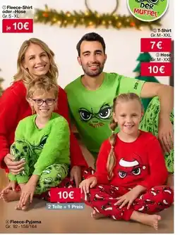 Woolworth Fleece-shirt oder -hose Angebot