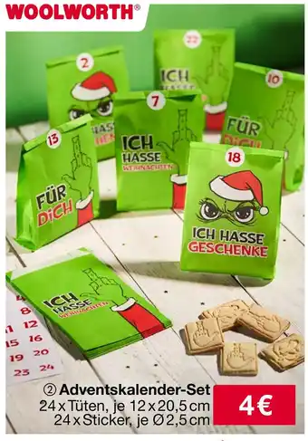 Woolworth Woolworth adventskalender-set Angebot