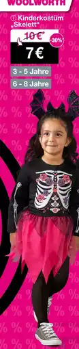 Woolworth Kinderkostüm „skelett“ Angebot