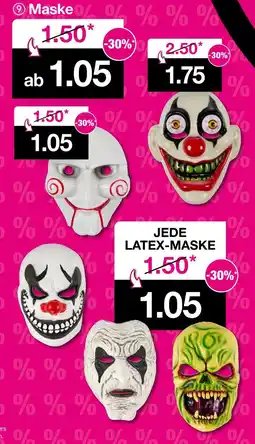 Woolworth Jede latex-maske Angebot
