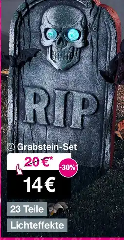 Woolworth Grabstein-set Angebot