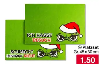 Woolworth Platzset Angebot