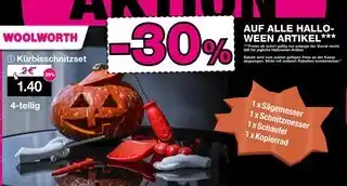 Woolworth Woolworth kürbisschnitzset Angebot