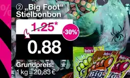 Woolworth „big foot“ stielbonbon Angebot