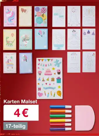 Woolworth Karten malset Angebot