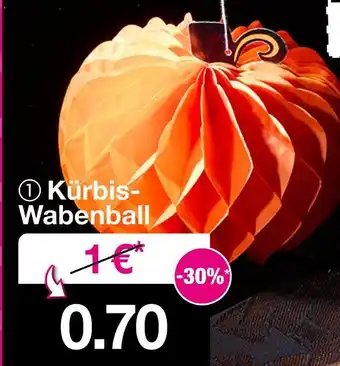 Woolworth Kürbis-wabenball Angebot