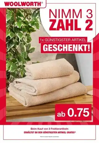 Woolworth Woolworth frottierartikel Angebot