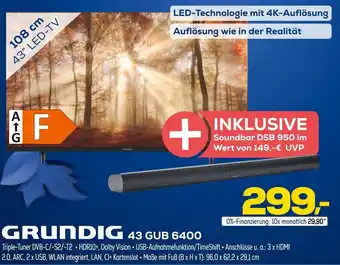 Euronics GRUNDIG 43 GUB 6400 Angebot