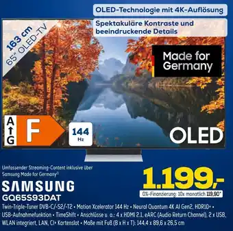 Euronics SAMSUNG GQ65S93DAT Angebot
