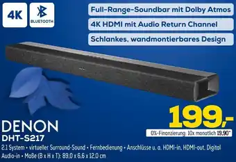 Euronics DENON DHT-S217 Angebot