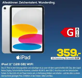 Euronics Apple iPad 11" (128 GB) WiFi Angebot