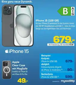 Euronics Apple iPhone 15 (128 GB) Angebot