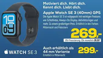 Euronics Apple Watch SE 3 (40mm) GPS Angebot