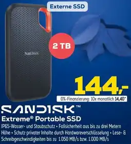 Euronics SANDISK Extreme Portable SSD Angebot
