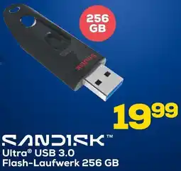 Euronics SANDISK Ultra USB 3.0 Flash-Laufwerk 256 GB Angebot