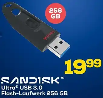 Euronics SANDISK Ultra USB 3.0 Flash-Laufwerk 256 GB Angebot