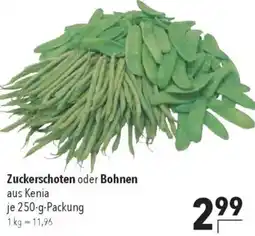 CITTI Markt Zuckerschoten oder Bohnen Angebot