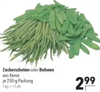 CITTI Markt Zuckerschoten oder Bohnen Angebot