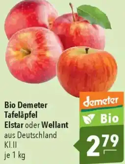 CITTI Markt Bio Demeter Tafeläpfel Elstar oder Wellant Angebot