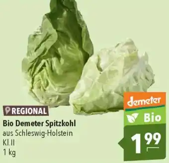CITTI Markt Bio Demeter Spitzkohl Angebot