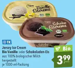 CITTI Markt Jersey Ice Cream Bio Vanille- oder Schokoladen-Eis Angebot