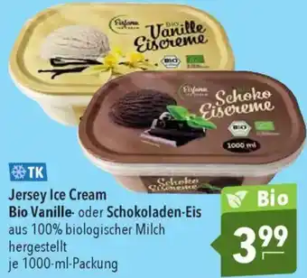 CITTI Markt Jersey Ice Cream Bio Vanille- oder Schokoladen-Eis Angebot