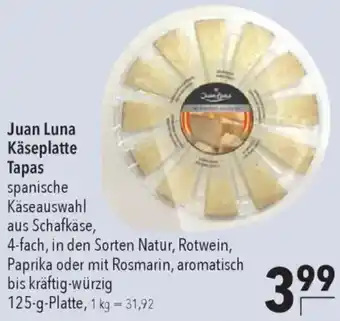 CITTI Markt Juan Luna Käseplatte Tapas Angebot