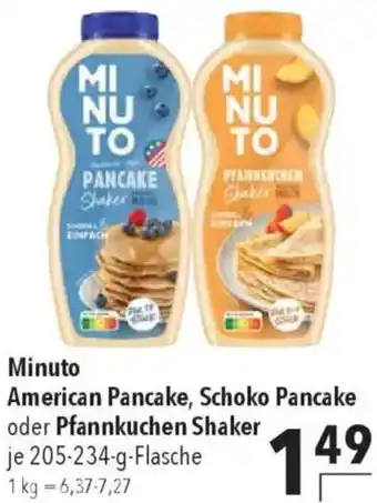 CITTI Markt Minuto American Pancake, Schoko Pancake oder Pfannkuchen Shaker Angebot