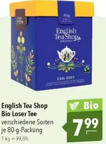 CITTI Markt English Tea Shop Bio Loser Tee Angebot