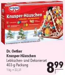 CITTI Markt Dr. Oetker Knusper-Häuschen Angebot