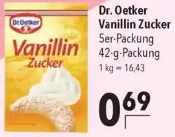 CITTI Markt Dr. Oetker Vanillin Zucker Angebot