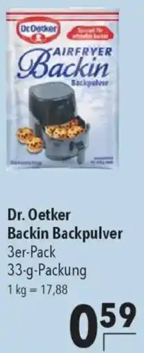 CITTI Markt Dr. Oetker Backin Backpulver Angebot