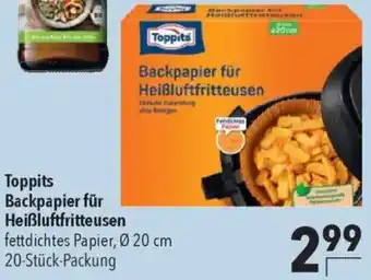 CITTI Markt Toppits Backpapier für Heißluftfritteusen Angebot