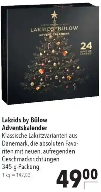CITTI Markt Lakrids by Bülow Adventskalender Angebot