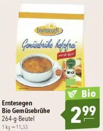 CITTI Markt Erntesegen Bio Gemüsebrühe Angebot