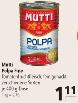 CITTI Markt Mutti Polpa Fine Angebot