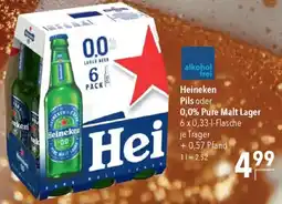 CITTI Markt Heineken Pils oder 0,0% Pure Malt Lager Angebot