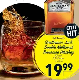 CITTI Markt Jack Daniel's Gentleman Jack Double Mellowed Tennessee Whiskey Angebot