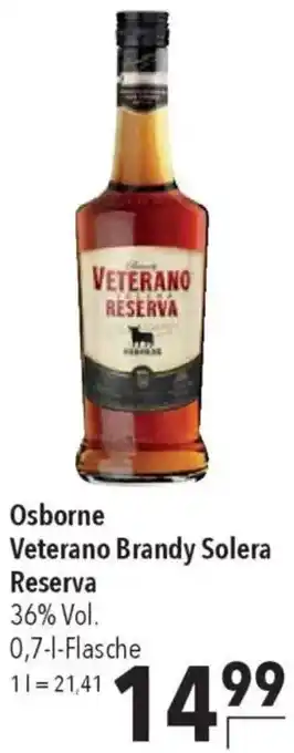 CITTI Markt Osborne Veterano Brandy Solera Reserva Angebot